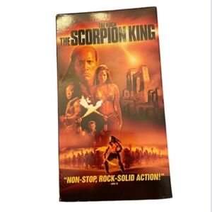 The scorpion king Universal VHS video tape